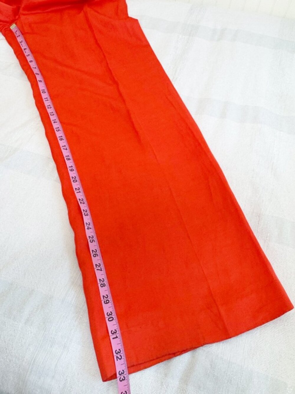 TWP Sullivan With Tux Coated Viscose Linen Wide Leg Pants Red Bone Size 0 - Picture 8 of 16